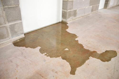 leaking water in basement